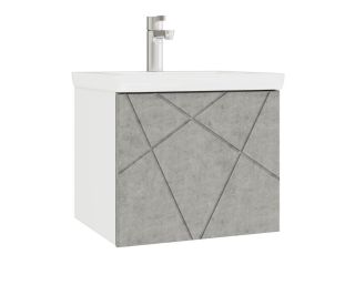 Тумба под раковину подвесная Vigo Geometry 032 50 см бетон